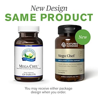 Foto 7 | Suplemento Nature's Sunshine Mega-chel 120 Comprimidos - Venta Internacional.