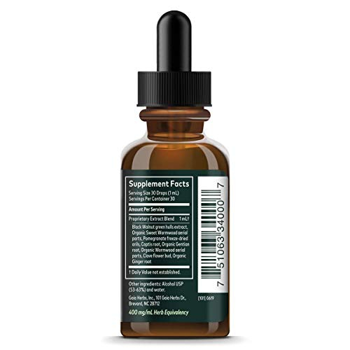 Foto 4 pulgar | Suplemento Gaia Herbs Wormwood Black Walnut Supreme 30 Ml - Venta Internacional.