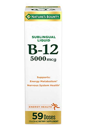 Foto 2 pulgar | Suplemento De Vitamina B12 De Nature's Bounty De 5000 Mcg, Sublingual 60 - Venta Internacional.