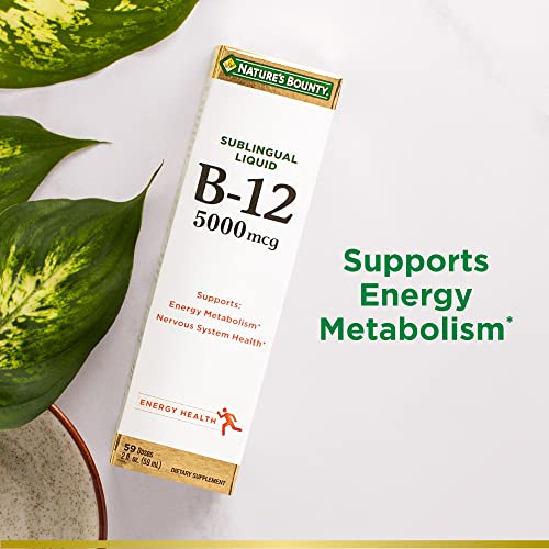 Foto 5 pulgar | Suplemento De Vitamina B12 De Nature's Bounty De 5000 Mcg, Sublingual 60 - Venta Internacional.