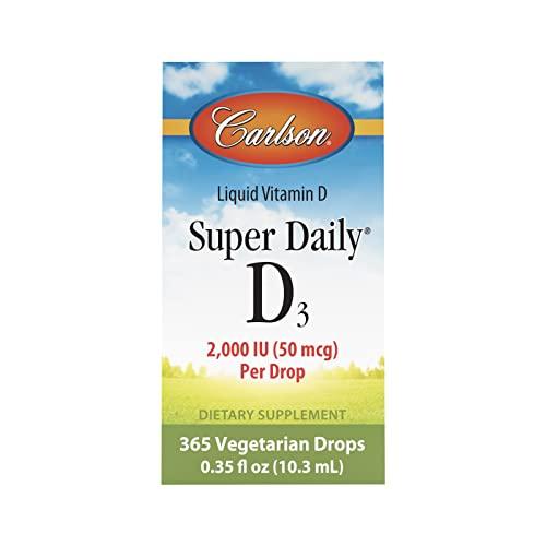 Foto 7 pulgar | Suplemento De Vitamina D3 Carlson Super Daily D3 2000 Ui 50 Mcg - Venta Internacional.