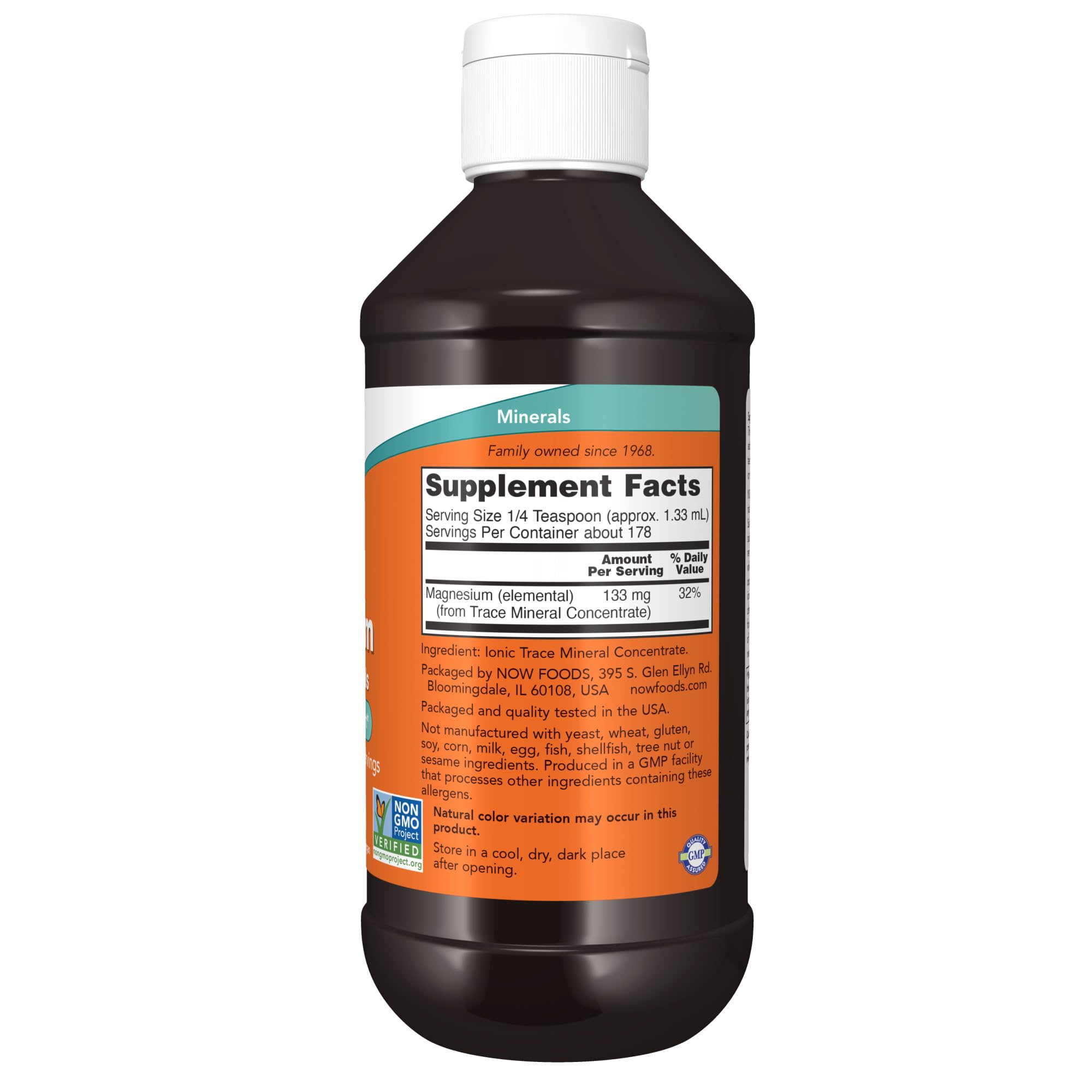 Foto 3 pulgar | Supplement Now Magnesio Líquido Con Oligoelementos 240 Ml - Venta Internacional.