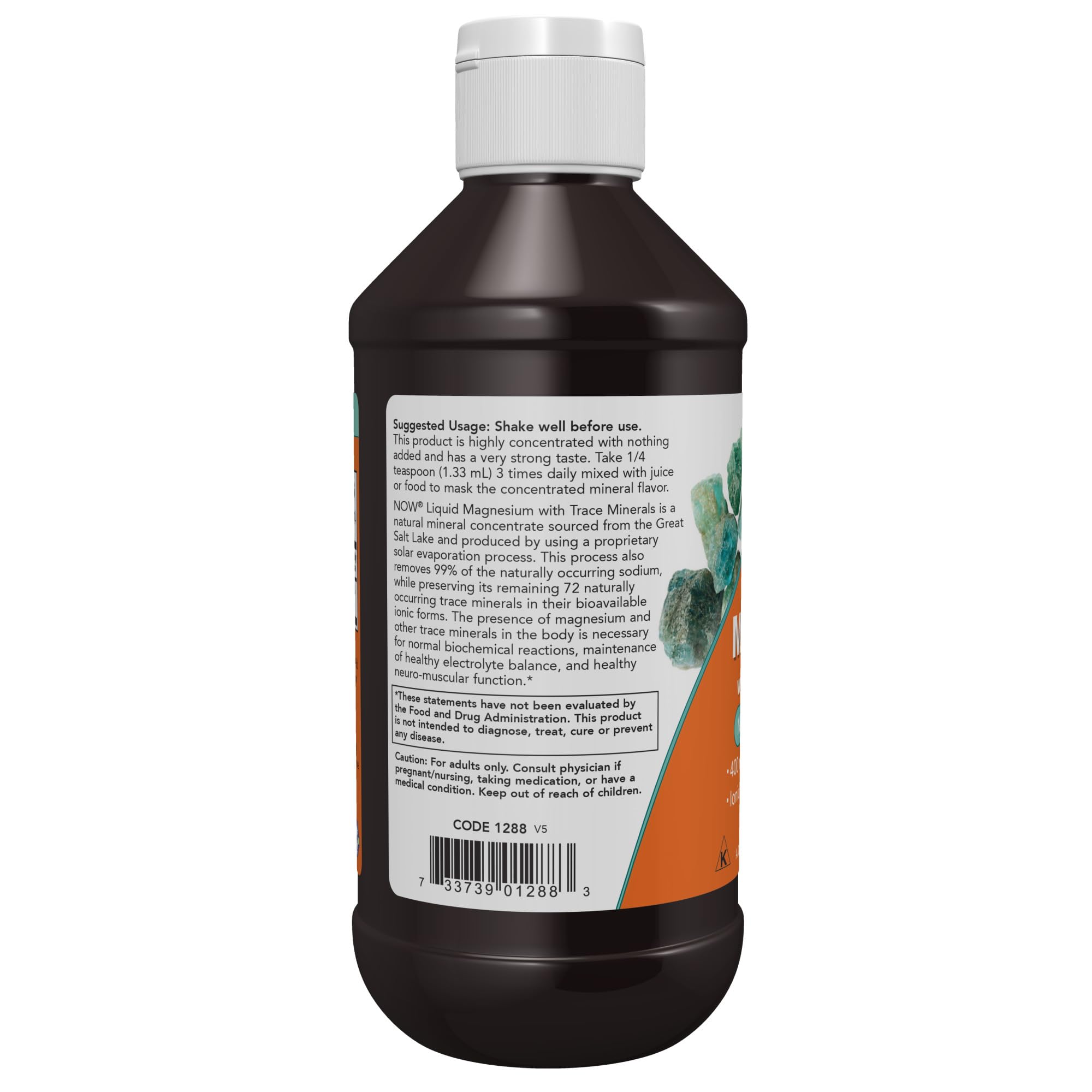 Foto 4 pulgar | Supplement Now Magnesio Líquido Con Oligoelementos 240 Ml - Venta Internacional.