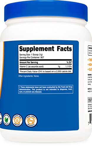 Foto 5 pulgar | Suplemento Nutricost de Vitamina C en Polvo 907 g - Venta Internacional