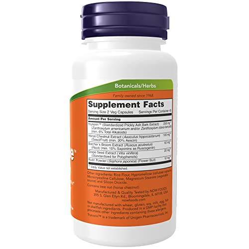 Foto 3 pulgar | Supplement Now Vein Supreme Healthy Vein 90 Cápsulas Vegetarianas - Venta Internacional.