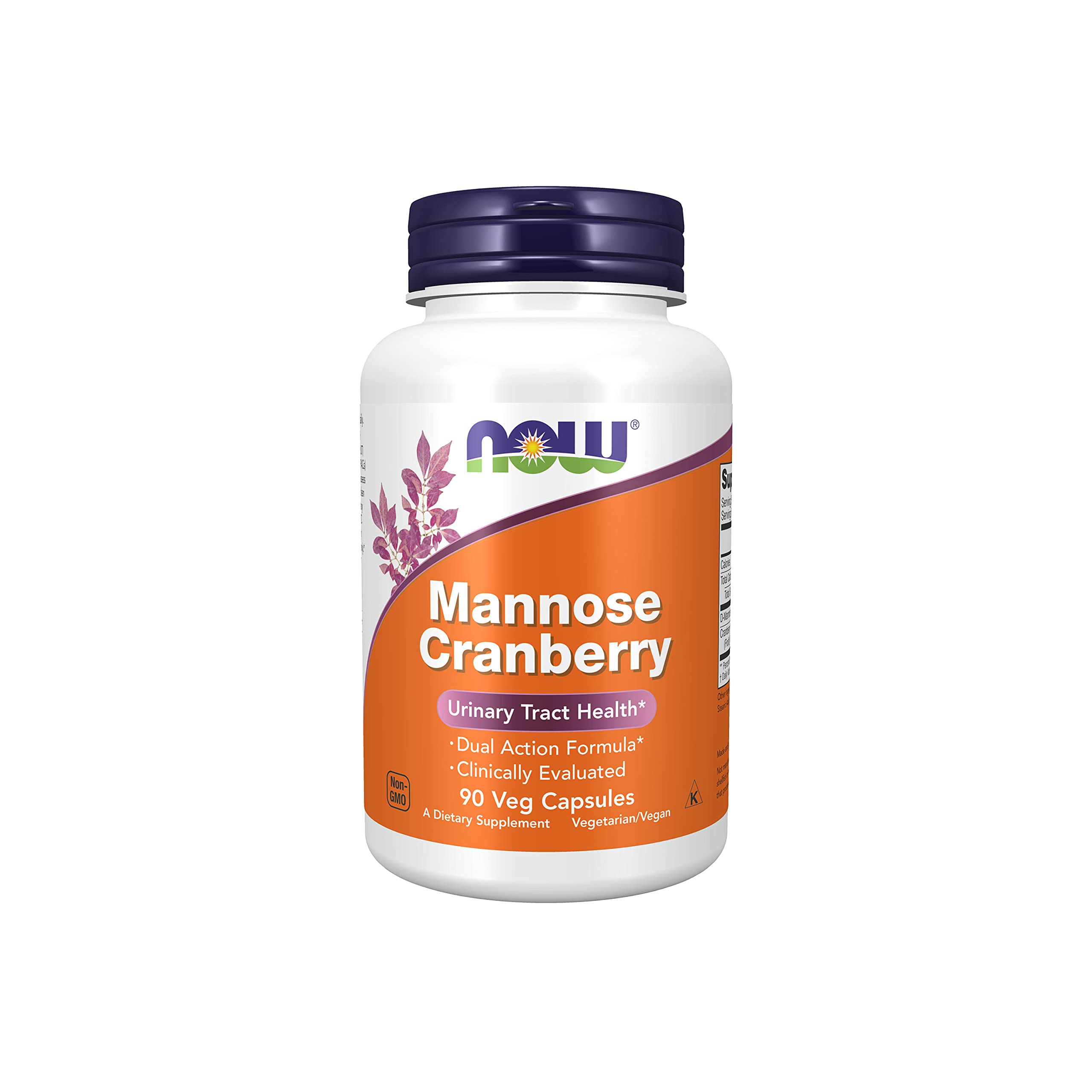 Supplement Now Manose, Arándano, Doble Acción, 90 Cápsulas Vegetarianas - Venta Internacional.