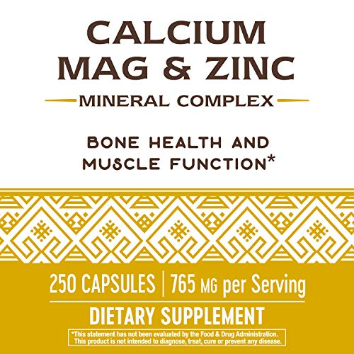 Foto 2 | Suplemento Nature's Way De Calcio, Magnesio Y Zinc, 250 Cápsulas - Venta Internacional.