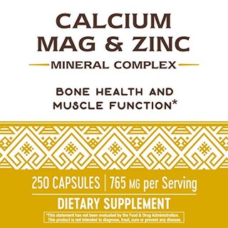 Foto 2 | Suplemento Nature's Way De Calcio, Magnesio Y Zinc, 250 Cápsulas - Venta Internacional.