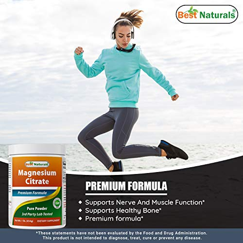 Foto 4 | Citrato De Magnesio En Polvo Best Naturals 454 G (paquete De 1) - Venta Internacional.