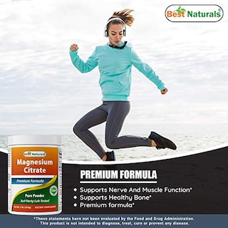 Foto 4 | Citrato De Magnesio En Polvo Best Naturals 454 G (paquete De 1) - Venta Internacional.
