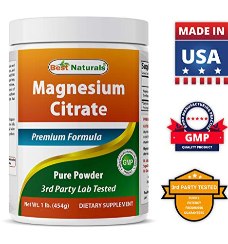 Foto 8 pulgar | Citrato De Magnesio En Polvo Best Naturals 454 G (paquete De 1) - Venta Internacional.