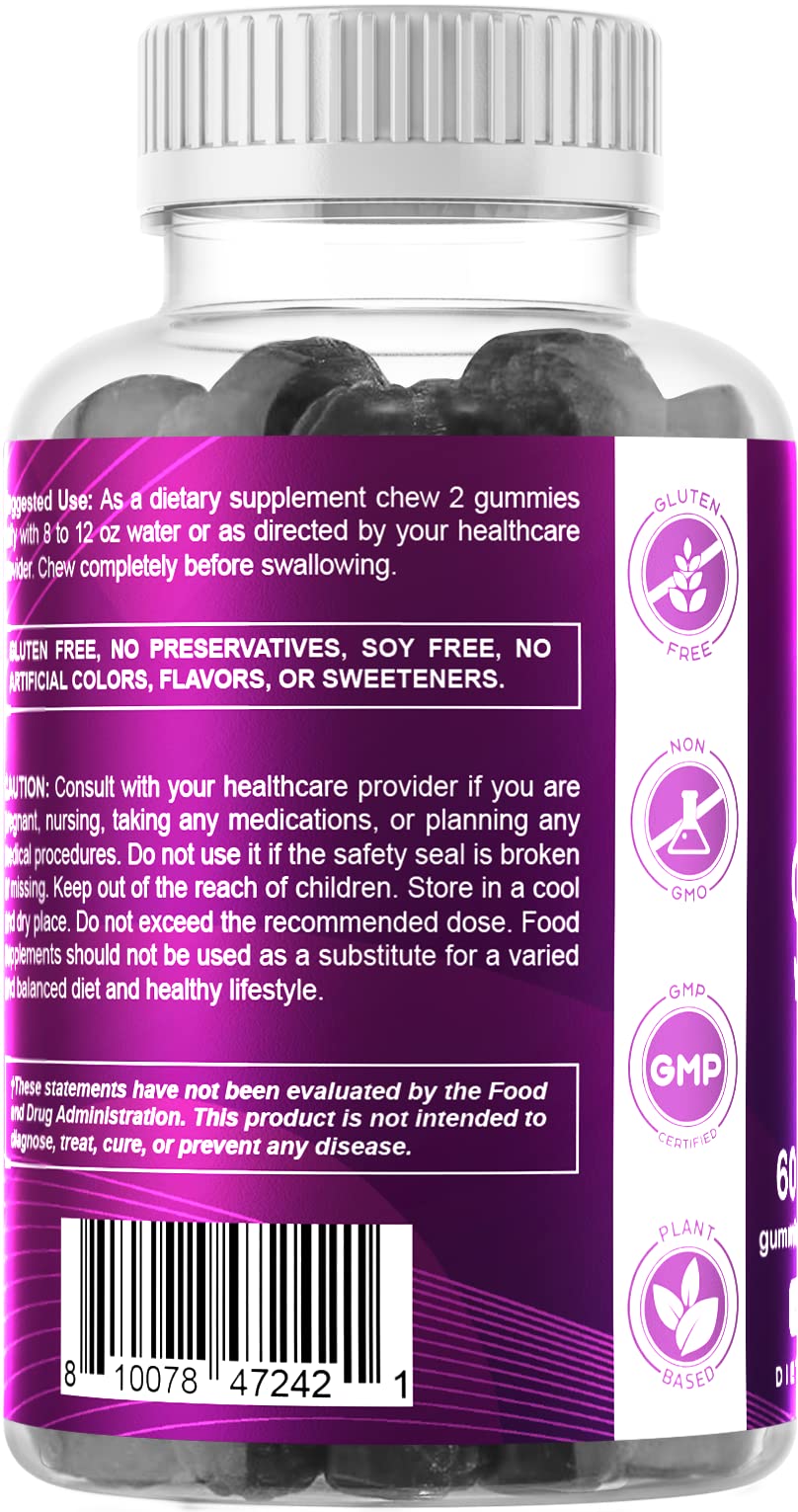 Foto 7 pulgar | Suplemento De Hierro Vitamático En Gomitas De 65 Mg Para Mujeres Y Hombres, 60 G - Venta Internacional.