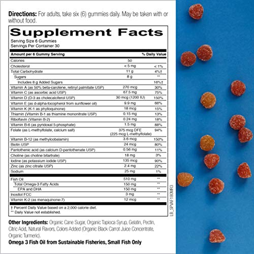 Foto 4 pulgar | Suplemento Multivitamínico Diario En Gomitas Smartypants Para Adultos, 180 Unidades - Venta Internacional.