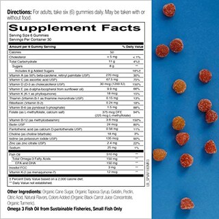 Foto 3 | Suplemento Multivitamínico Diario En Gomitas Smartypants Para Adultos, 180 Unidades - Venta Internacional.