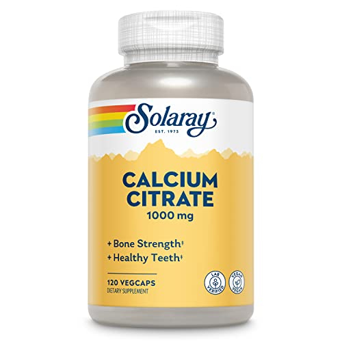 Foto 2 pulgar | Suplemento De Calcio Solaray Citrato De Calcio 1000 Mg Vegano - Venta Internacional.