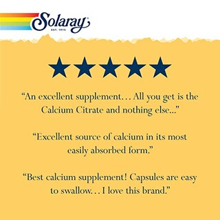Foto 6 | Suplemento De Calcio Solaray Citrato De Calcio 1000 Mg Vegano - Venta Internacional.