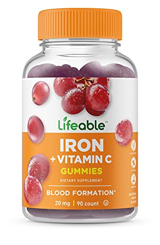 Foto 1 | Gomitas De Hierro Lifeable Con Vitamina C, 20 Mg Para Adultos, 90 Gomitas - Venta Internacional.