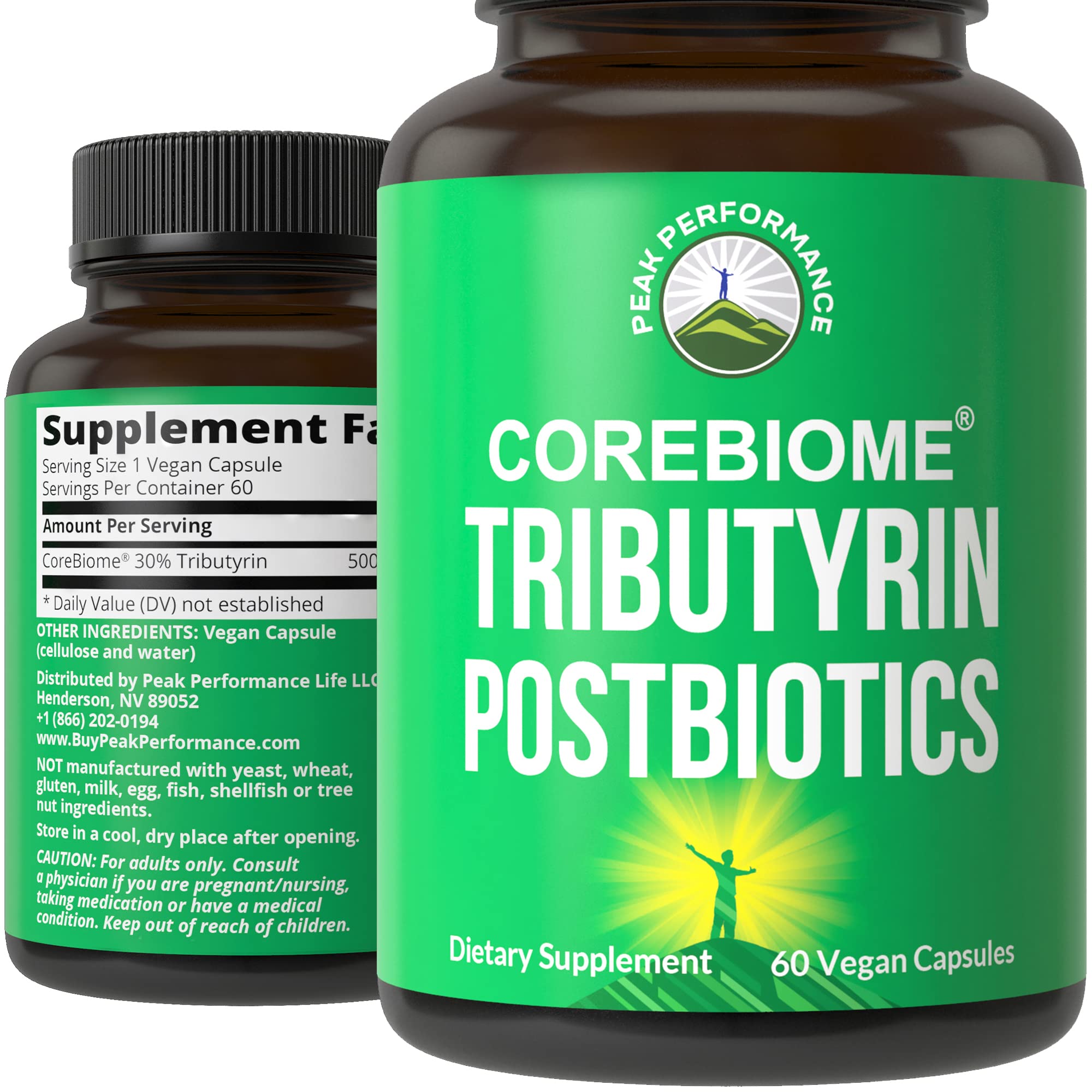 Foto 2 pulgar | Suplemento Peak Performance Corebiome Tributirina 30 Ml - Venta Internacional.