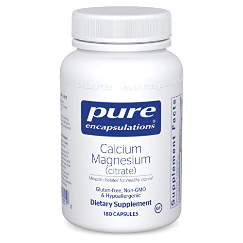 Suplemento: Pure Encapsulations, Calcio Y Magnesio, 180 Cápsulas - Venta Internacional.