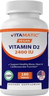Foto 6 | Suplemento Vitamático De Vitamina D2 60 Mcg (2400 Ui) 180 Tabletas - Venta Internacional.