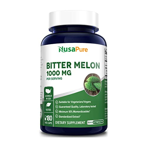Foto 2 pulgar | Suplemento De Extracto De Melón Amargo Nusapure, 1000 Mg, 180 Cápsulas Vegetales - Venta Internacional.