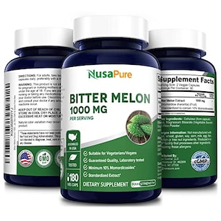 Foto 4 | Suplemento De Extracto De Melón Amargo Nusapure, 1000 Mg, 180 Cápsulas Vegetales - Venta Internacional.