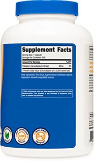 Foto 3 | Suplemento Nutricost De Citrato De Potasio 99 Mg 500 Cápsulas - Venta Internacional.