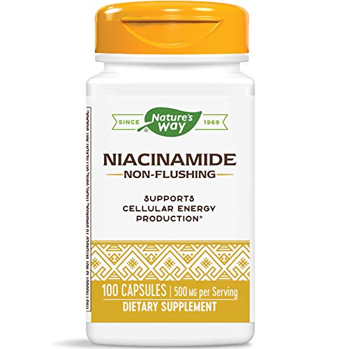Suplemento Nature's Way De Niacinamida 500 Mg 100 Cápsulas - Venta Internacional.