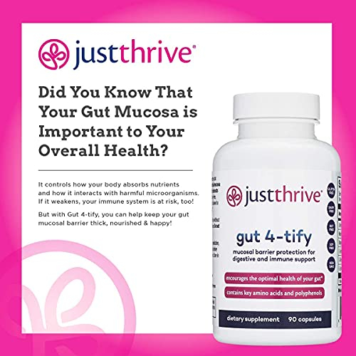 Foto 4 pulgar | Suplemento Just Thrive Gut 4-tify Intestinal Repair 90 Cápsulas - Venta Internacional.