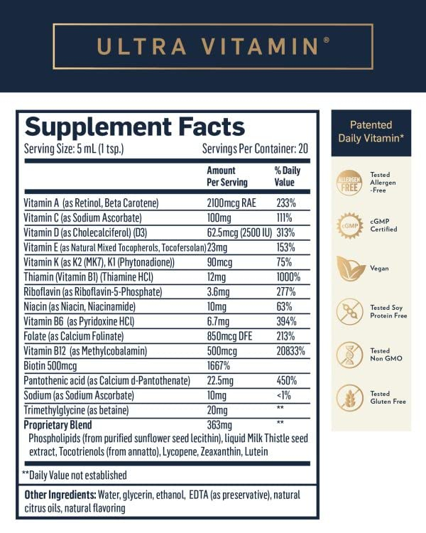 Foto 5 pulgar | Suplemento Quicksilver Scientific Liposomal Ultra Vitamin - Venta Internacional.
