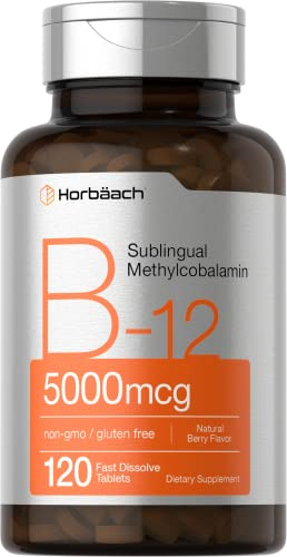 Foto 2 pulgar | Suplemento Horbaach B12 De Metilcobalamina Sublingual 5000 Mcg - Venta Internacional.