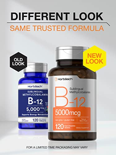 Foto 4 pulgar | Suplemento Horbaach B12 De Metilcobalamina Sublingual 5000 Mcg - Venta Internacional.