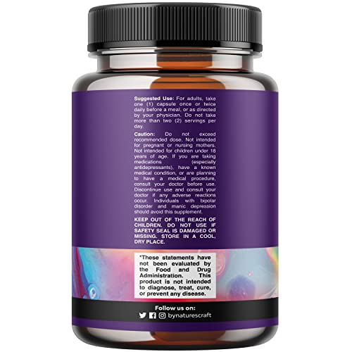 Foto 3 pulgar | Suplemento Natures Craft Pure Sam-e Brain Support 60 Píldoras - Venta Internacional.