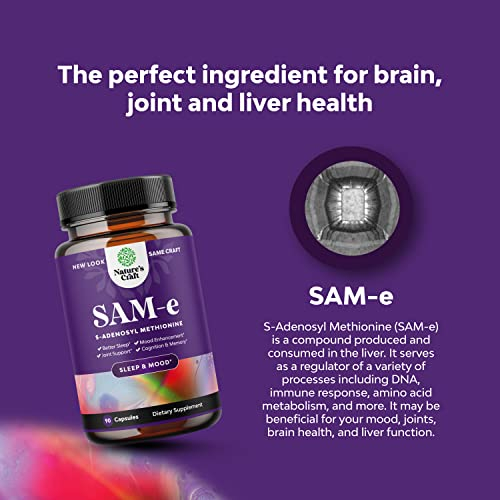 Foto 6 pulgar | Suplemento Natures Craft Pure Sam-e Brain Support 60 Píldoras - Venta Internacional.