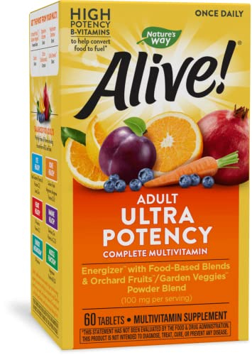 ¡multivitamínico Nature's Way Alive! Adult Complete, 60 Comprimidos - Venta Internacional.
