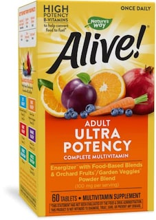 Foto 1 | ¡multivitamínico Nature's Way Alive! Adult Complete, 60 Comprimidos - Venta Internacional.