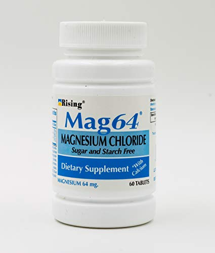 Foto 2 pulgar | Suplemento De Cloruro De Magnesio Mag64 De Rising Pharma Con Calcio - Venta Internacional.