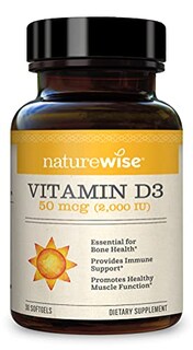 Foto 1 | Suplemento Naturewise De Vitamina D3 2000 Ui (50 Mcg) 30 Cápsulas Blandas - Venta Internacional.