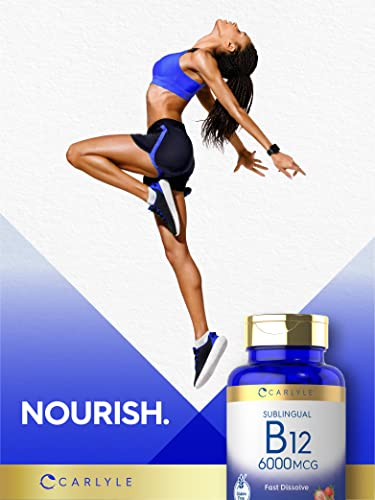 Foto 7 pulgar | Suplemento Carlyle De Vitamina B-12, 6000 Mcg, 120 Tabletas - Venta Internacional.