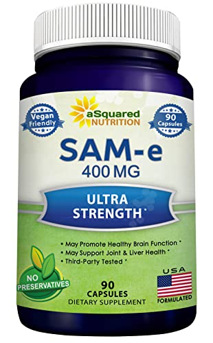 Foto 2 pulgar | Suplemento Asquared Nutrition Sam-e 400 Mg 90 Cápsulas - Venta Internacional.