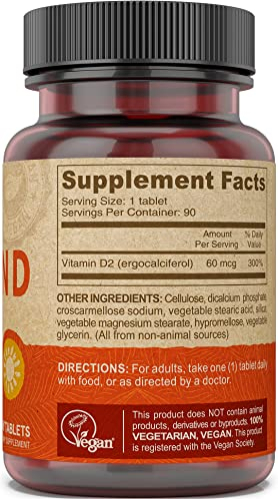 Foto 3 | Suplemento De Vitamina D2 Vegana Deva 60 Mcg 2400 Ui 90 Tabletas X3 - Venta Internacional.