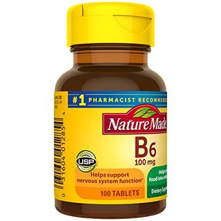 Foto 7 | Suplemento Nature Made De Vitamina B6, Tabletas De 100 Mg, 100 Unidades - Venta Internacional.