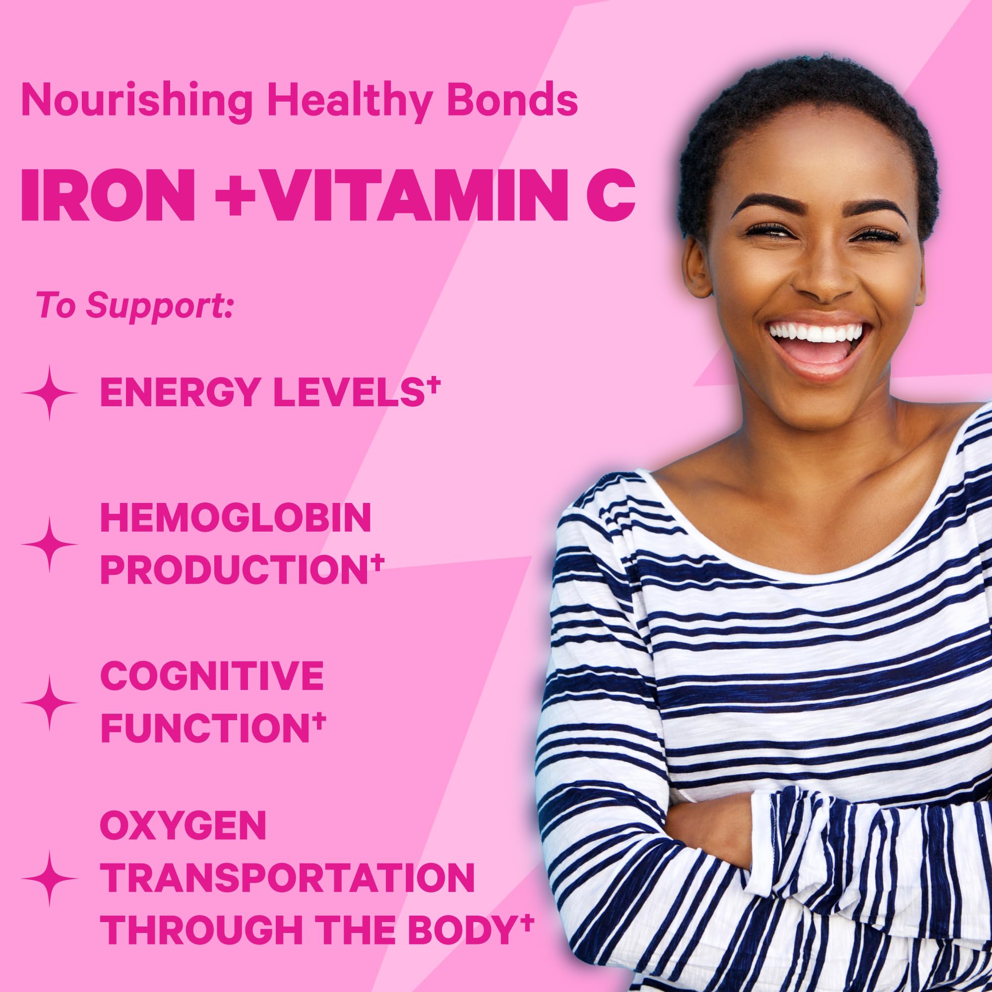 Foto 3 pulgar | Suplemento De Hierro Pink Stork Total Iron 18 Mg Con Vitamina C - Venta Internacional.