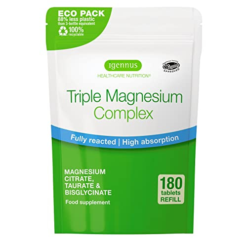 Foto 2 pulgar | Suplemento Igennus Triple Magnesium Complex 90 Porciones - Venta Internacional.
