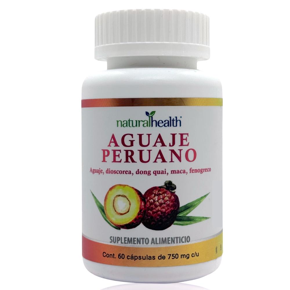 Aguaje Peruano 60 Capsulas Natural Health.