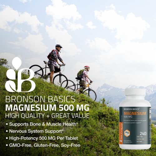 Foto 7 pulgar | El Suplemento Bronson Magnesium 500 Mg Apoya Los Huesos Y Los Músculos - Venta Internacional.
