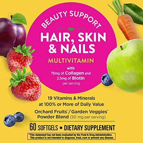 Foto 3 pulgar | ¡complementa Nature's Way Alive! 60 Cápsulas Blandas Para Cabello, Piel Y Uñas - Venta Internacional.