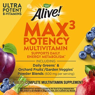 Foto 2 | ¡complementa Nature's Way Alive! Multivitamínico Max3 Potency 90 - Venta Internacional.