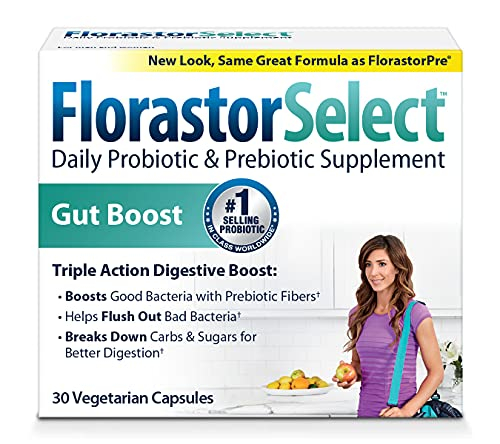 Suplemento Probiótico Florastor Select Gut Boost 30 Cápsulas - Venta Internacional.