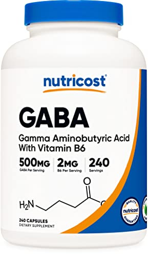 Foto 2 pulgar | Suplemento Nutricost Gaba (ácido Gamma Aminobutírico) + Vitamina - Venta Internacional.